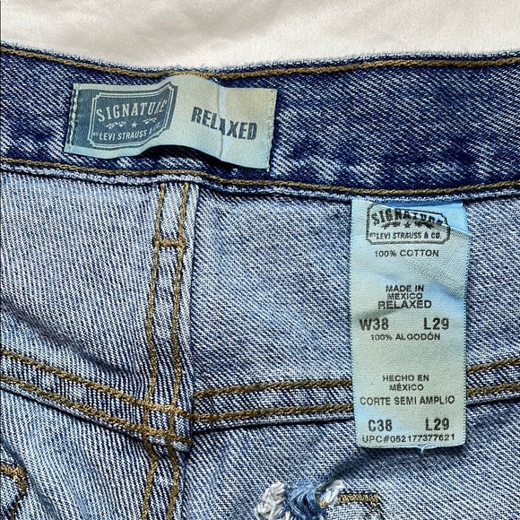 Signature by Levi Strauss Blue Men's Jeans 38x29 - Picture 4 of 8